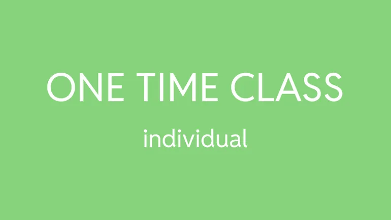 One time class