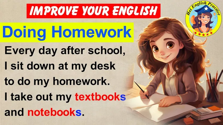 Doing homework together