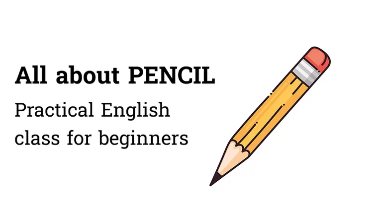 The pencils - This short course uses the everyday